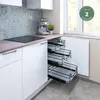 bremermann Jeu de 2 tiroirs télescopiques - 45 cm avec Voir les images du produit 8