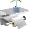 Uchwyt na papier toaletowy Łazienkowa półka ścienna Stal Podgląd zdjęcia produktu 4