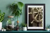Bild 20x30 MDF-Rahmen, Wandkunst Ruder auf der Yacht Produktbild-Vorschau 2