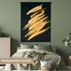 MuchoWow® Wandteppich Wandbehang Gold - Farbe - Streifen - Produktbild-Vorschau 4