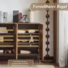 Credenza Merax 150 cm con design a onda 3D e 3 ante, mobile Anteprima dell’immagine prodotto 9