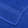 vidaXL Serviettes de sauna FROGN, lot de 2, bleu, 80 x 200 Voir les images du produit 5