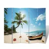 vidaXL Raumteiler klappbar 200 x 170 cm Strand Produktbild-Vorschau 11