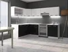 Eckküche Küche Omega 170x250 cm Küchenzeile Küchenblock Produktbild-Vorschau 1