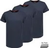 3er Pack Herren T-Shirts mit Rundhals und Rollkante | Produktbild-Vorschau 5