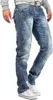 Cipo & Baxx Herren Regular Fit Jeans Stonewashed C0751 Blue Produktbild-Vorschau 4