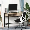 HOMCOM Bureau avec rangement table bureau Industriel bureau Voir les images du produit 2