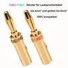 NEXMEX Bananenstecker 4mm schraubbar 4x Stecker vergoldet Produktbild-Vorschau 12