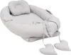 A baby nest with a pillow, displayed on a white background. Produktbild-Vorschau