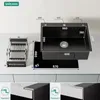 CECIPA MAX Edelstahl Spüle Schwarz 60x49CM - Spülbecken mit Produktbild-Vorschau 5