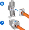Keystone Modul RJ45 CAT 6a 180° Anschluss frontale Produktbild-Vorschau 6