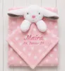 BotoBaby® Babydecke mit Namen + Schmusetuch Häschen – Rosa Produktbild-Vorschau 5