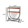 A product shot of a wine rack with dimensions indicated. Podgląd zdjęcia produktu