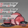 Moritz Camping Tafelgeschirr aus Melamin für 4 Personen Produktbild-Vorschau 3