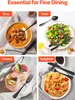 A collage of four images showcasing different uses of cutlery sets with food. Voir les images du produit