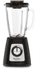 A studio shot of a black and silver Moulinex blender. Voir les images du produit