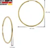 trendor 51171 Damen Ohrringe Gold 333 / 8K Creolen Breite 2 mm Ø 40 mm 4 Produktbild-Vorschau