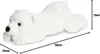 Plüschtier Polar Bär, weicher Plüsch, 51 x 17 x 20 cm, Produktbild-Vorschau 4