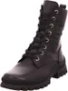 A black leather lace-up boot is shown against a white background. Produktbild-Vorschau