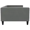 vidaXL Letto da giorno grigio scuro 100x200 cm in tessuto Anteprima dell’immagine prodotto 4