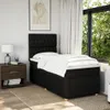 Boxspringbett mit Matratze Schwarz 80x200 cm Stoff Produktbild-Vorschau 5