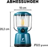 Favour Retro LED lampáš so žiarovkou Camping Lamp IP64 Náhľad obrázku produktu 6