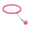 Hula hoop de massage ONE Fitness OHA02 avec poids rose Voir les images du produit 3