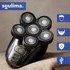 Soulima 26423 Rasoir et tondeuse rotatifs 7 en 1, noir Voir les images du produit 18