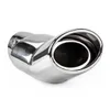 A shiny chrome exhaust tip on a white background. Anteprima dell’immagine prodotto