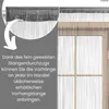 wometo Fadenvorhang Türvorhang Fäden 90x245 grau - Produktbild-Vorschau 4