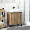 vidaXL Kúpeľňová skrinka Artisan dub 58x33x60 cm materiál Náhľad obrázku produktu 3