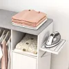 HOMCOM Meuble à repasser sur roulettes, table à repasser Voir les images du produit 9