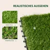 Outsunny umělý trávník, 10 kusů, travní rohože, travní Náhled obrázku produktu 6