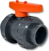 Praher 2-Wege Kugelhahn Typ S6 Ø 50mm PVC Klebeanschluss Produktbild-Vorschau 1