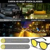 CARFIA Polarisierte Sonnenbrille Herren Runden Rahmen Gelbe Produktbild-Vorschau 3