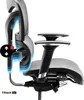 Close-up side view of an ergonomic office chair, highlighting adjustable features. Anteprima dell’immagine prodotto