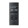 A black Yamaha remote control is shown against a white background. Voir les images du produit