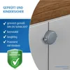 reer 71081 reer Kindersicherung Schrank grau Anteprima dell’immagine prodotto 7
