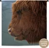 MuchoWow® Wandteppich Wandbehang Schottische Hochlandrind - Produktbild-Vorschau 1