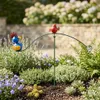 Windspiel Hahn und Vogel ca. 138 cm - Gartendekoration Produktbild-Vorschau 1