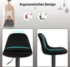 EUGAD Barhocker, höhenverstellbarer Barstuhl, Drehhocker, Produktbild-Vorschau 5