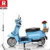 Lambretta Klemmbaustein Set 1169 Teile Blau Produktbild-Vorschau 7