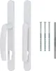 Tuergriff DHS 92mm Schildbreite 25mm Oval   Weiss Produktbild-Vorschau