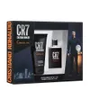 A gift set box for Cristiano Ronaldo CR7 Game On fragrance, featuring a bottle of eau de toilette and a tube of body shower gel, with an image of Cristiano Ronaldo on the right. Produktbild-Vorschau