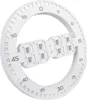 Verk 27451 LED digitální nástěnné hodiny 3D, bílé Náhled obrázku produktu 1