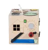 Cube de manipulation sensorielle en bois 20,5 cm Voir les images du produit 3