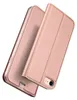 A rose gold flip case for an iPhone is shown against a white background. Produktbild-Vorschau