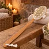 Massagebürste Trockenbürste Körperbürste mit Stiel 44 cm Produktbild-Vorschau 4