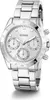 A studio shot of a silver Guess watch on a white background. Produktbild-Vorschau
