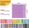 100 kusů bavlněné látky s potiskem 10x10cm, DIY šicí látka Náhled obrázku produktu 6
